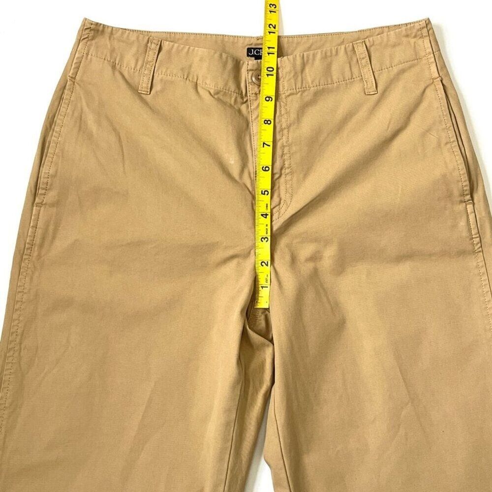 J.Crew Straight Leg Chino Pants Tan Neutral Minimalist Cotton Womens Sz 27 - Picture 9 of 12
